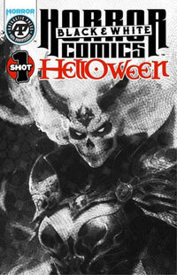 Horror Comics Black And White Helloween Special (One Shot) Cover B Brian Denham Lunar Exclusive Variant (Mature)