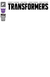 Transformers #25 Cover H Blank S...