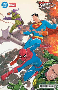 DC Marvel Superman Spider-Man #1 (One Shot) Cover J Mikel Janin Superman & Spider-Man vs Lex Luthor & Green Goblin Card Stock Variant