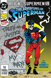 Adventures Of Superman #501 Facs...