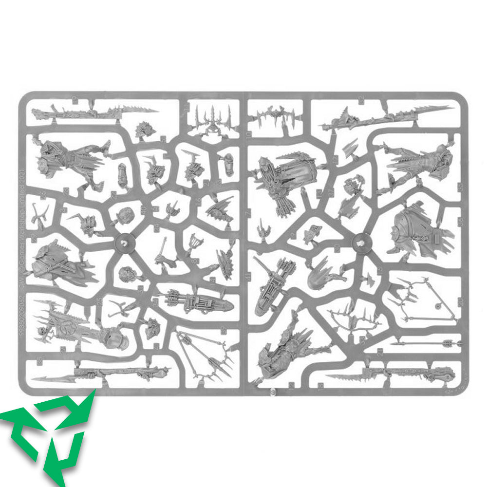 Orruk Warclans Man-Skewer Bolt Boyz On Sprue