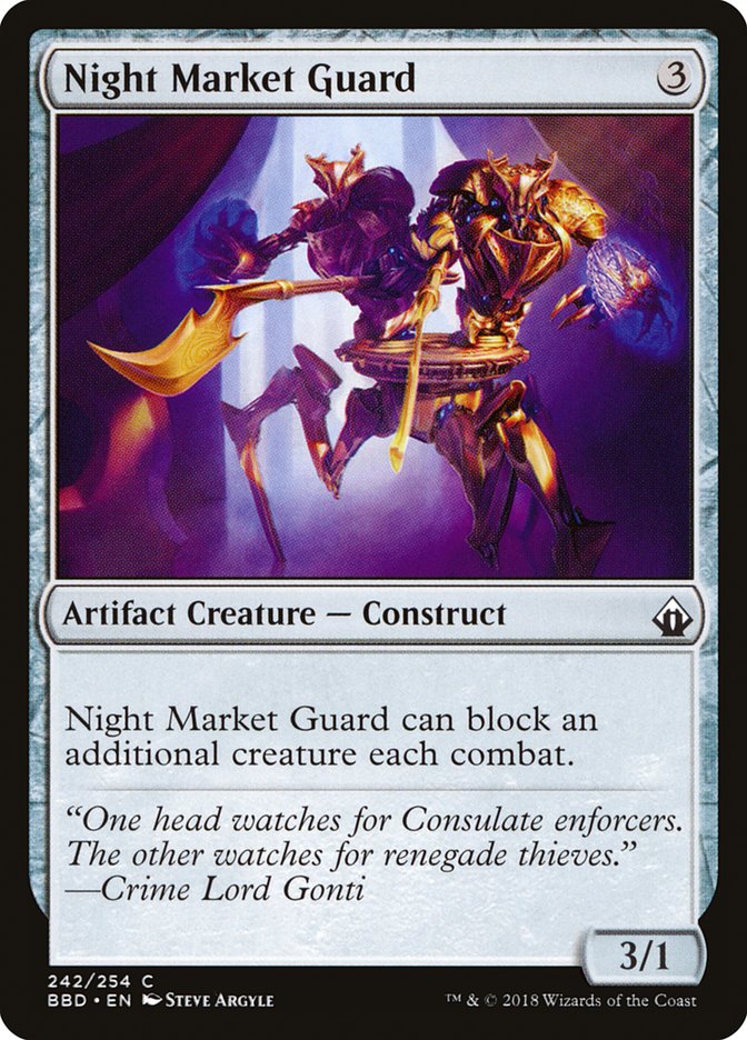 Night Market Guard Battlebond #242 | Magic! The Gathering Single