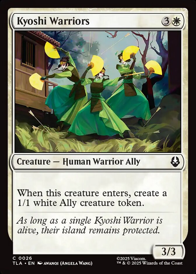 Kyoshi Warriors Avatar The Last Airbender #026 MTG Single Card Front