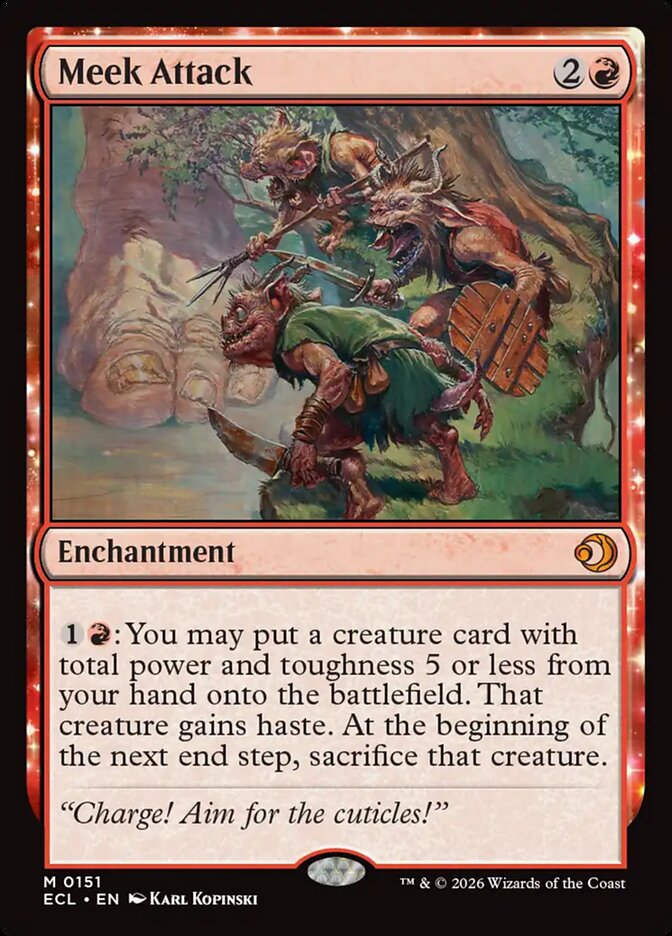 Meek Attack Lorwyn Eclipsed #151