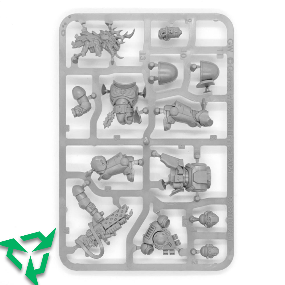 On Sprue Space Marine Infernus Sergeant