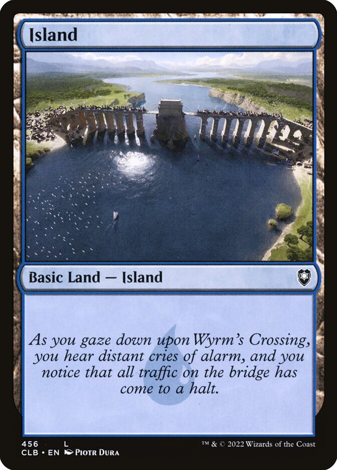 Island - Commander Legends #456 Card Front