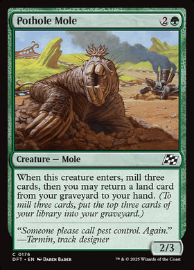 Pothole Mole Aetherdrift #176