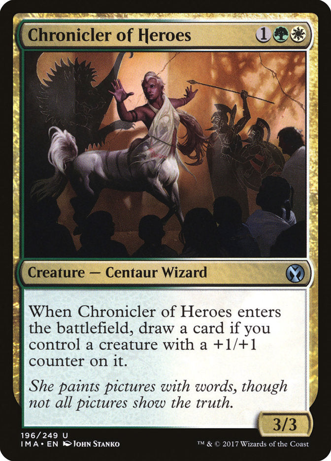 Chronicler of Heroes - Iconic Masters #196