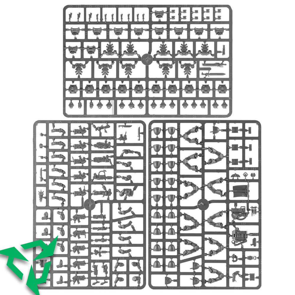Space Marine Tactical Squad - On Sprue