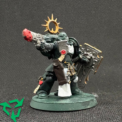 Preloved Space Marine Lieutenant w/ Storm Shield