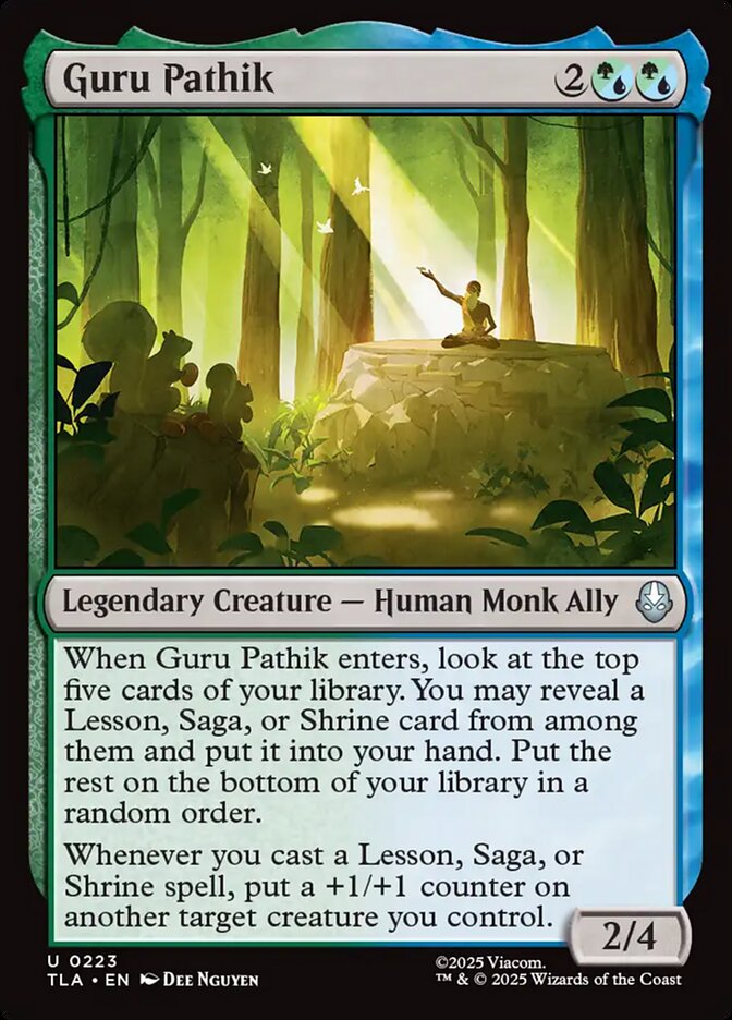 Guru Pathik Avatar The Last Airbender #223 MTG Single Card Front