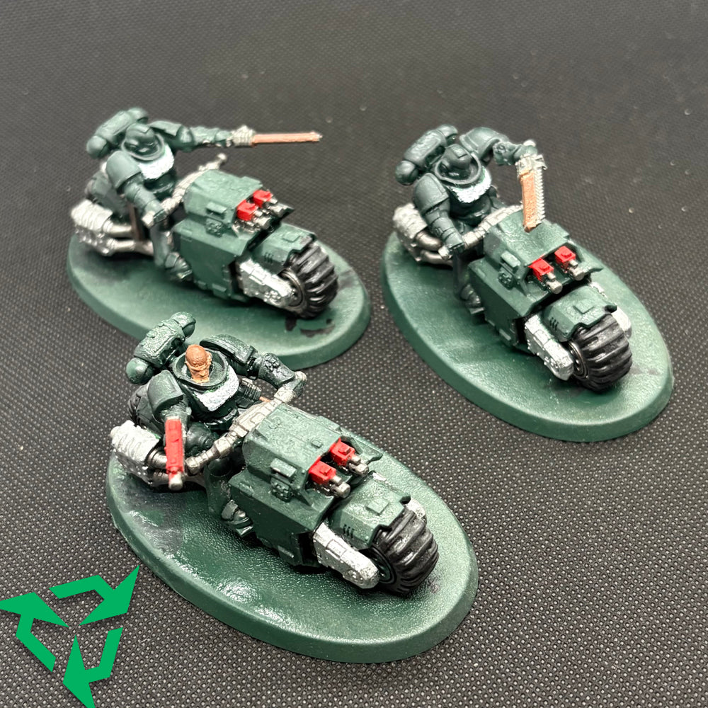 Preloved Dark Angels Space Marine Outriders