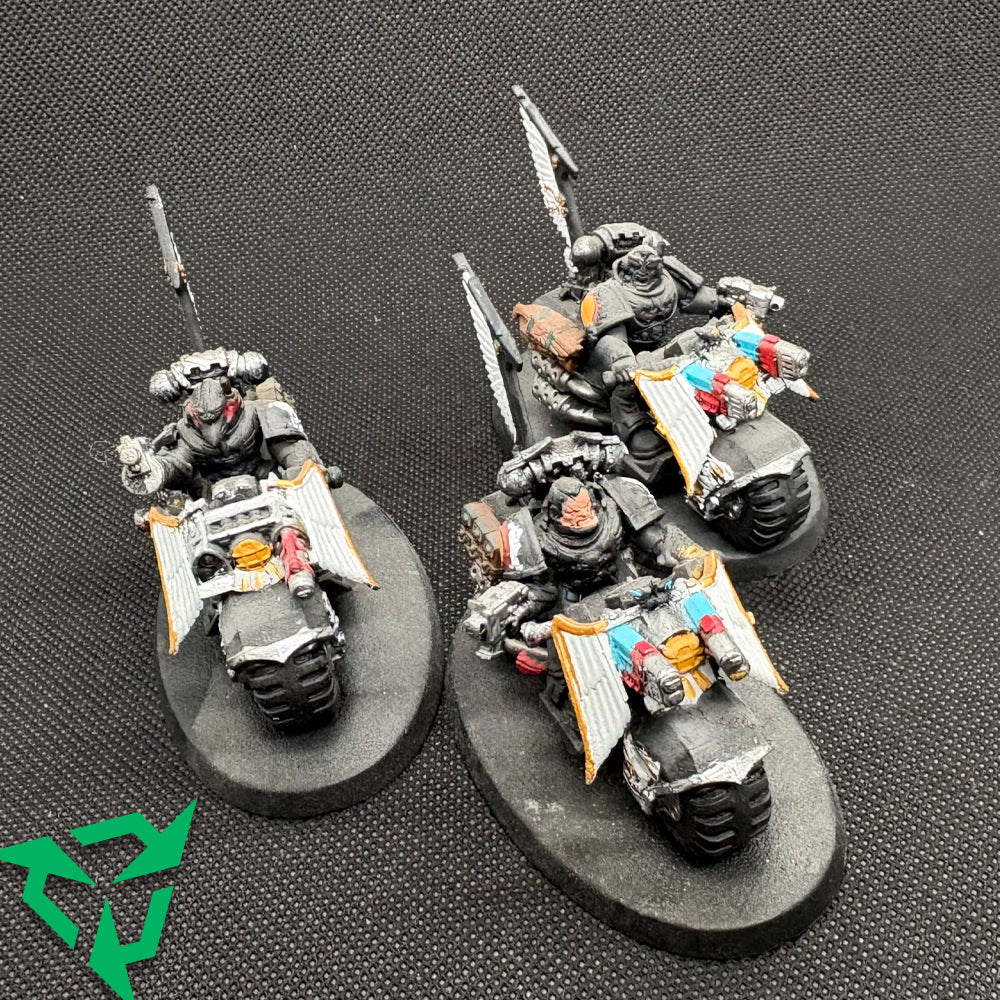 Preloved Dark Angels Ravenwing Bikers