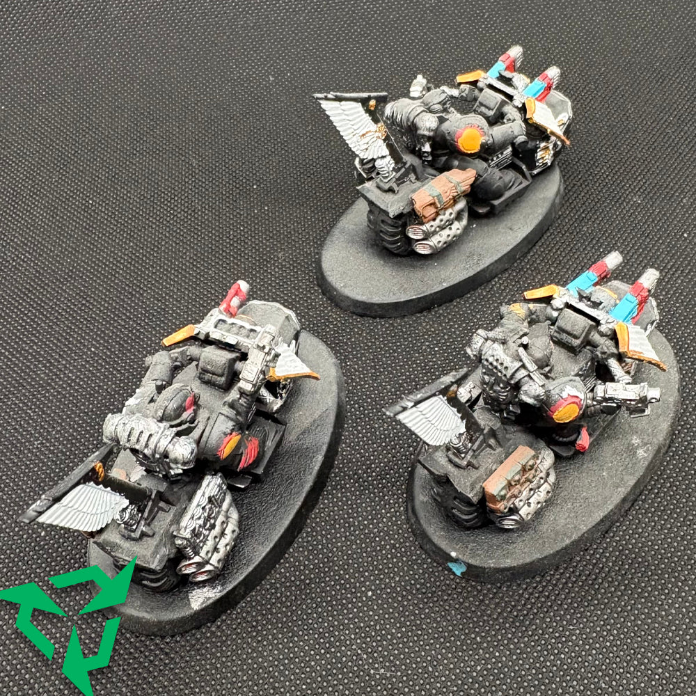 Dark Angels 2nd Hand Ravenwing Bike Squadron Back View