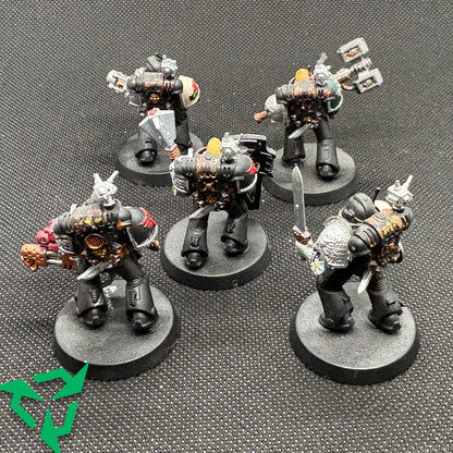 Rear view of preloved Deathwatch Kill Team Squad