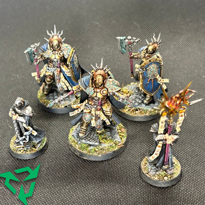 Painted Stormcast Eternal Raclusian Squad