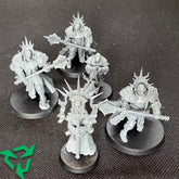 5 Assembled and unpainted Reclus...