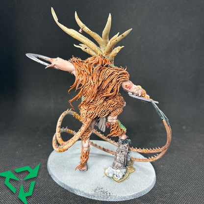rear-view 2nd hand Skaven Verminlord Corruptor Warhammer AoS Model