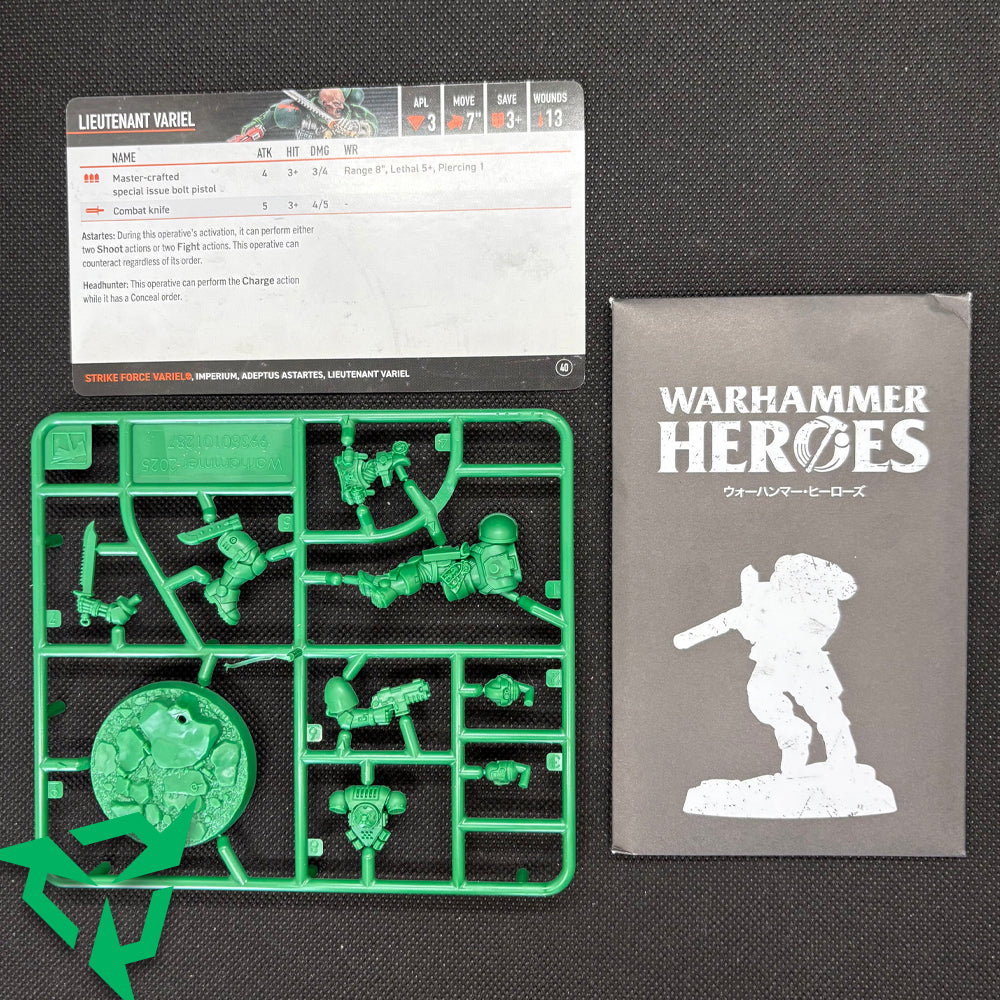 Lietenant Variel Preloved Dark Angel On Sprue