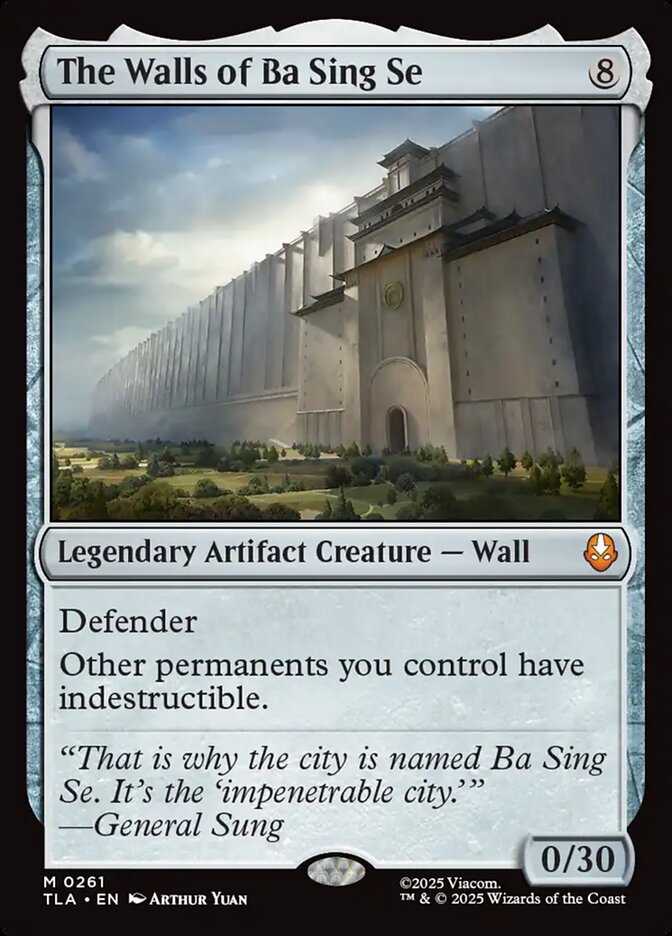 The Walls of Ba Sing Se Avatar The Last Airbender #261 MTG Single Card Front