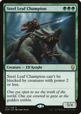 Steel Leaf Champion Dominaria #182
