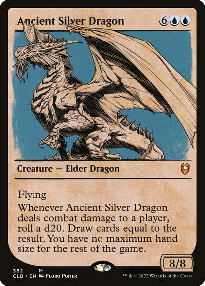 Ancient Silver Dragon - Commander Legends #382 Card Front