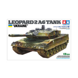 Tamiya Ukraine Leopard 2 A6 Tank - 1/35 Scale Model