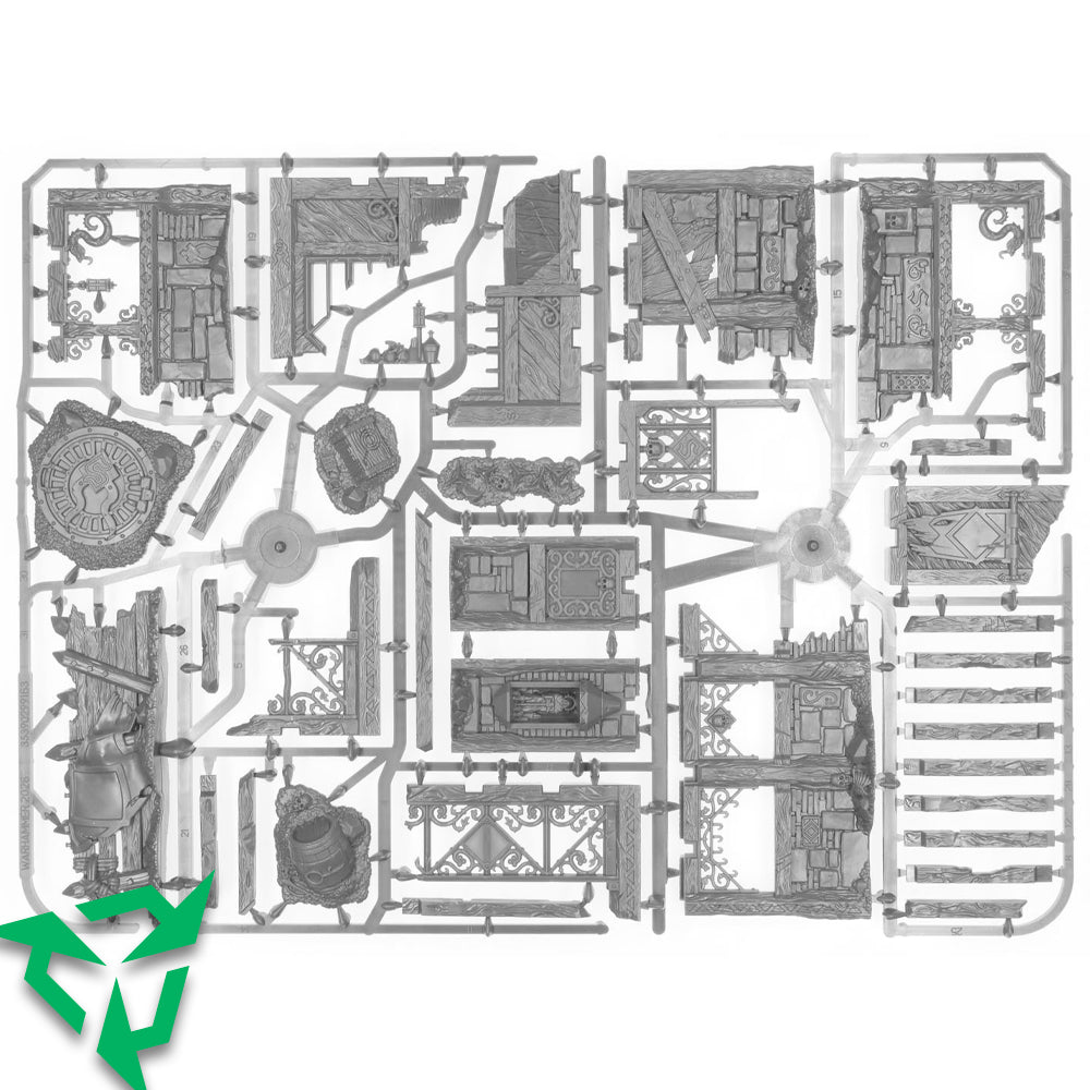 AoS Ruined Keep Terrain - On Sprue