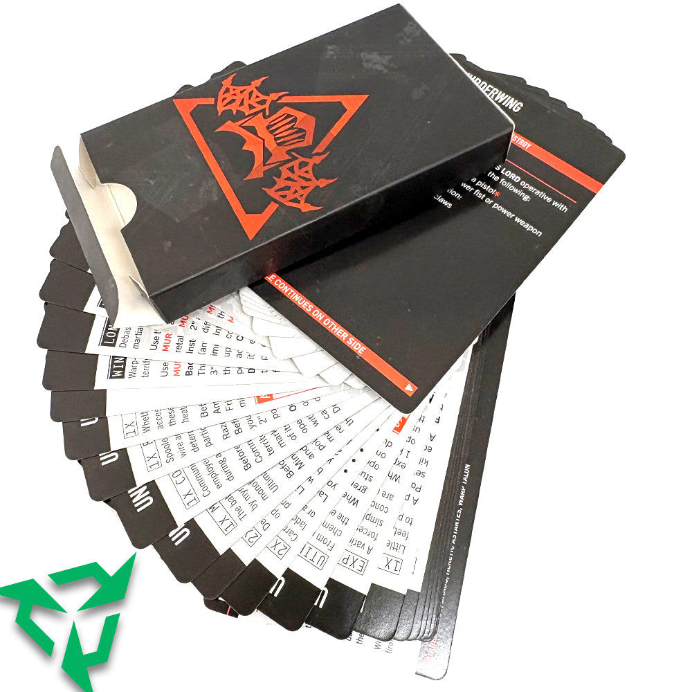 Kill Team Murderwing Datacards Fan Spread