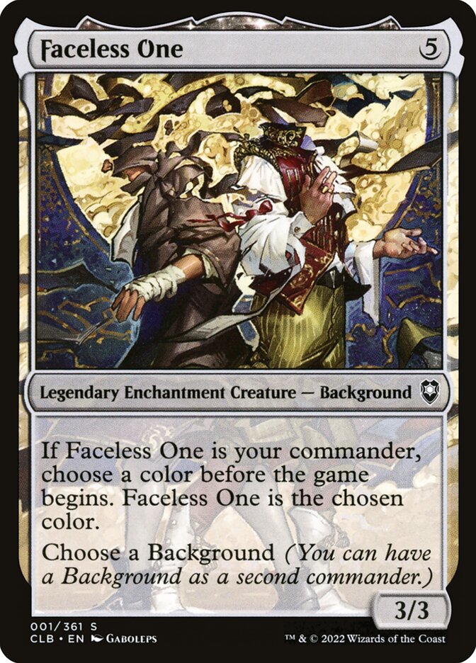 Faceless One - Commander Legends #001 Card Front