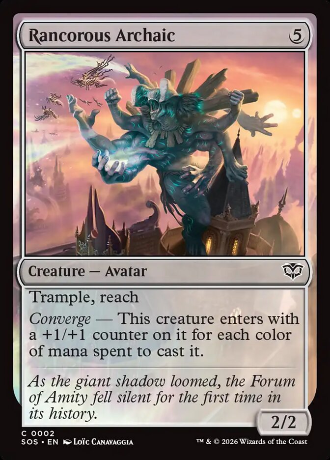 Rancorous Archaic Secrets of Strixhaven #002Card Front