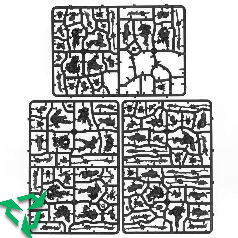 Incomplete Orruk Ardboyz Sprues