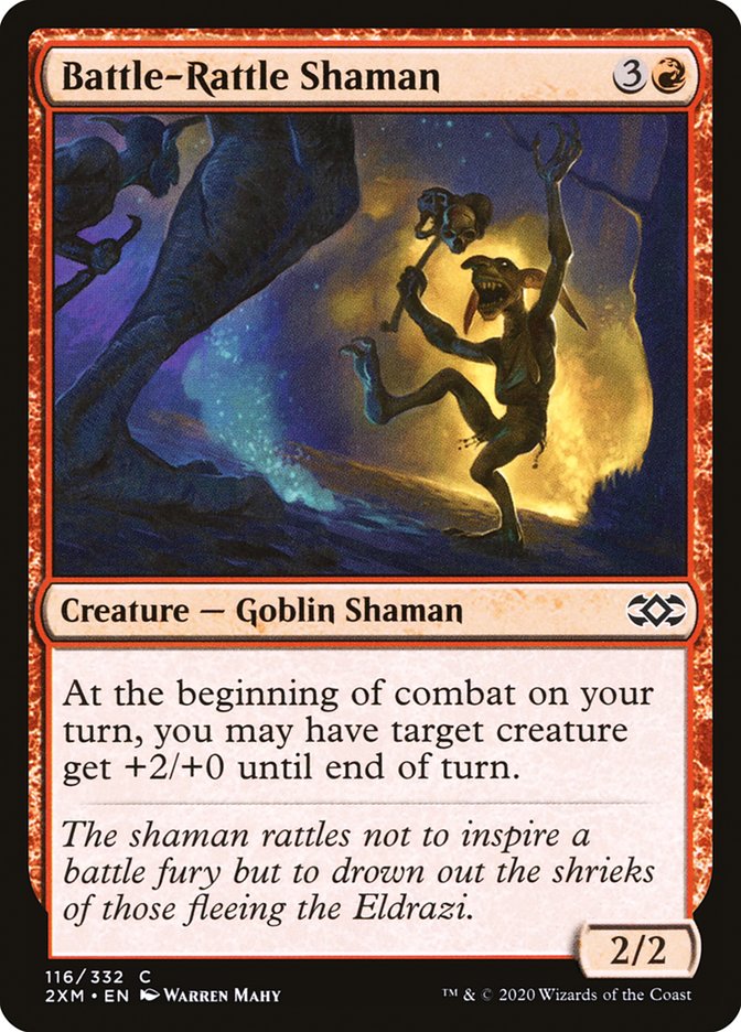 Battle-Rattle Shaman Double Masters #116 Card Front