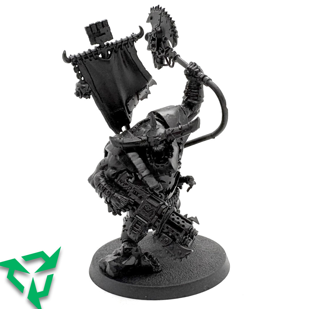 Primed Warhammer 40k Orks Warboss Front View