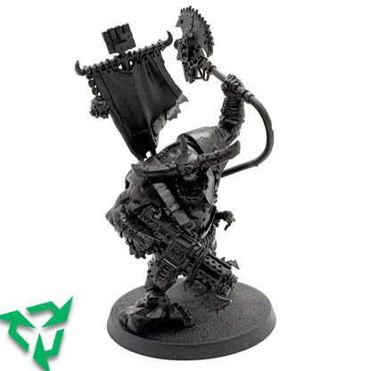 Primed Warhammer 40k Orks Warboss Front View