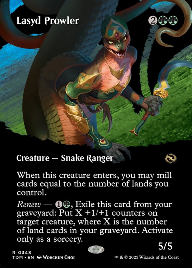 Borderless Lasyd Prowler Tarkir Dragonstorm #348