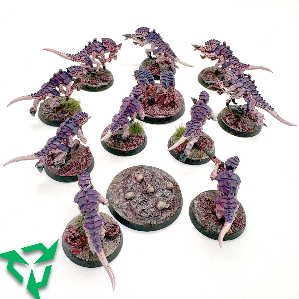 Preloved Painted and Based Tyranids Termagant Brood