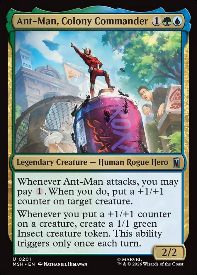Marvel Superheroes Ant-Man, Colony Commander Card Front