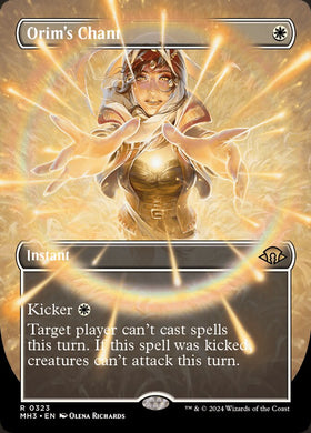 Orim's Chant Borderless MTG ...