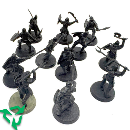 Cheap Middle-Earth Strategy Battle Game Miniatures - 12x Primed Morannon Orcs