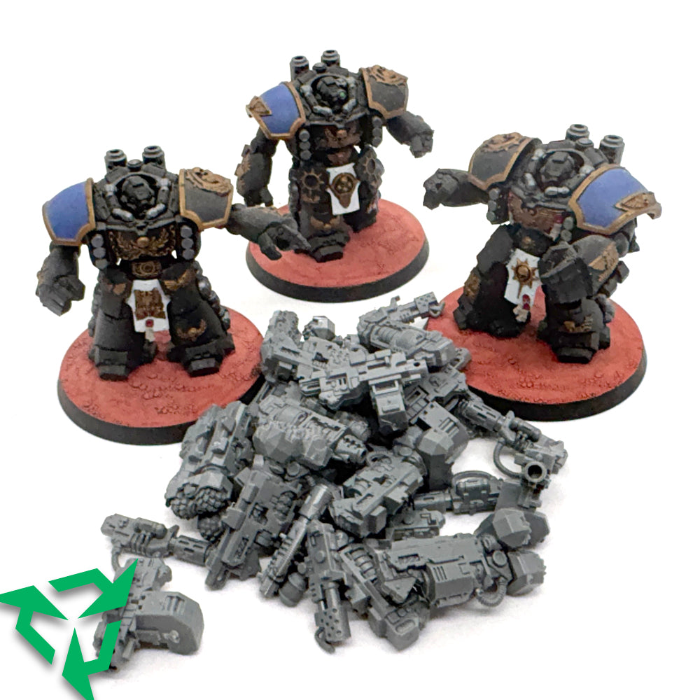 Trade In Space Marine Centurions With Pile of Weapons