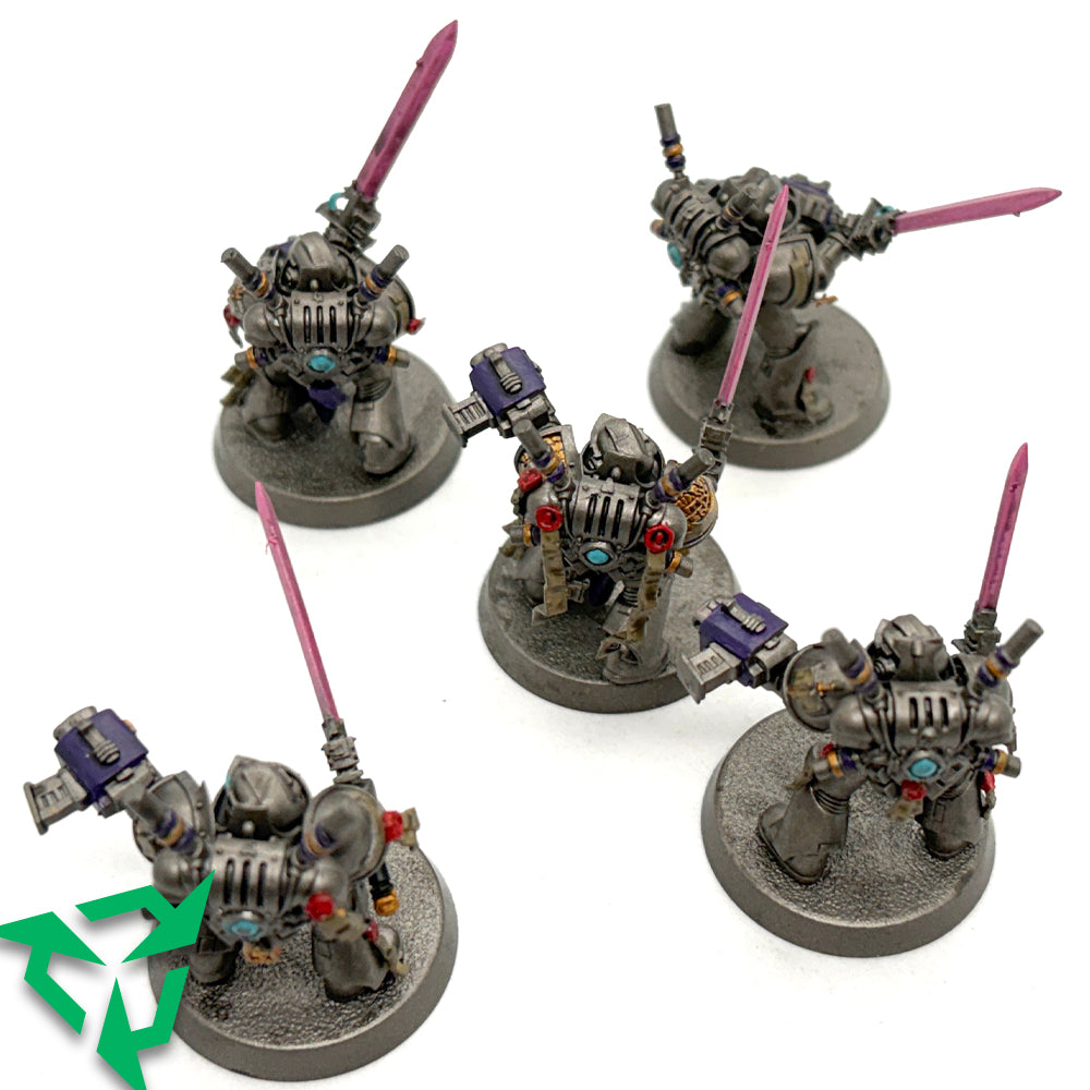 Painted Grey Knights Interceptor Squad Rear-View