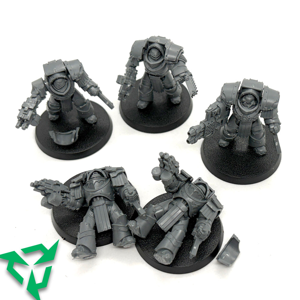 Preloved Cataphractii Terminator Squad Front View
