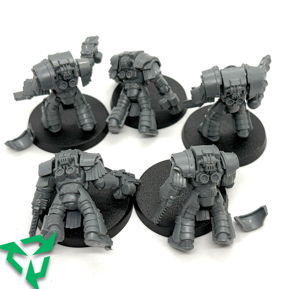 Preloved Cataphractii Terminator Squad Back View