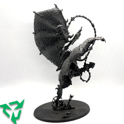 Cheap Warhammer Bloodthirster Model, Primed Black and Preloved