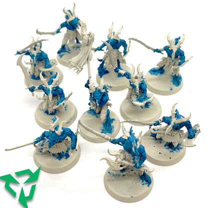 Cheap Warhammer AoS Tzaangor Squad, Preloved and Part Painted