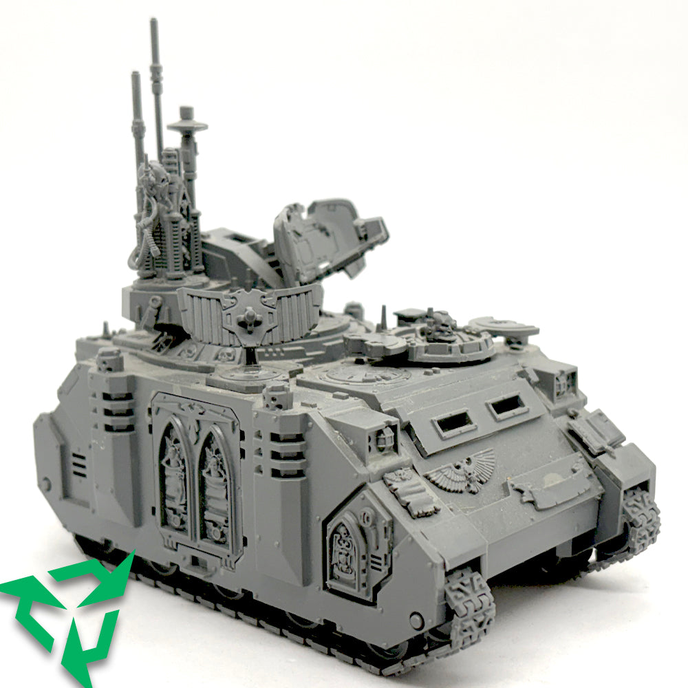 Preloved Space Marines Command Rhino Front View