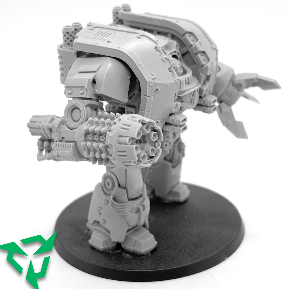 Blood Angels Leviathan Dreadnought With Grav Flux Bombard and Leviathan Siege Claw