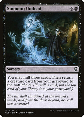 Summon Undead - Commander Legend...