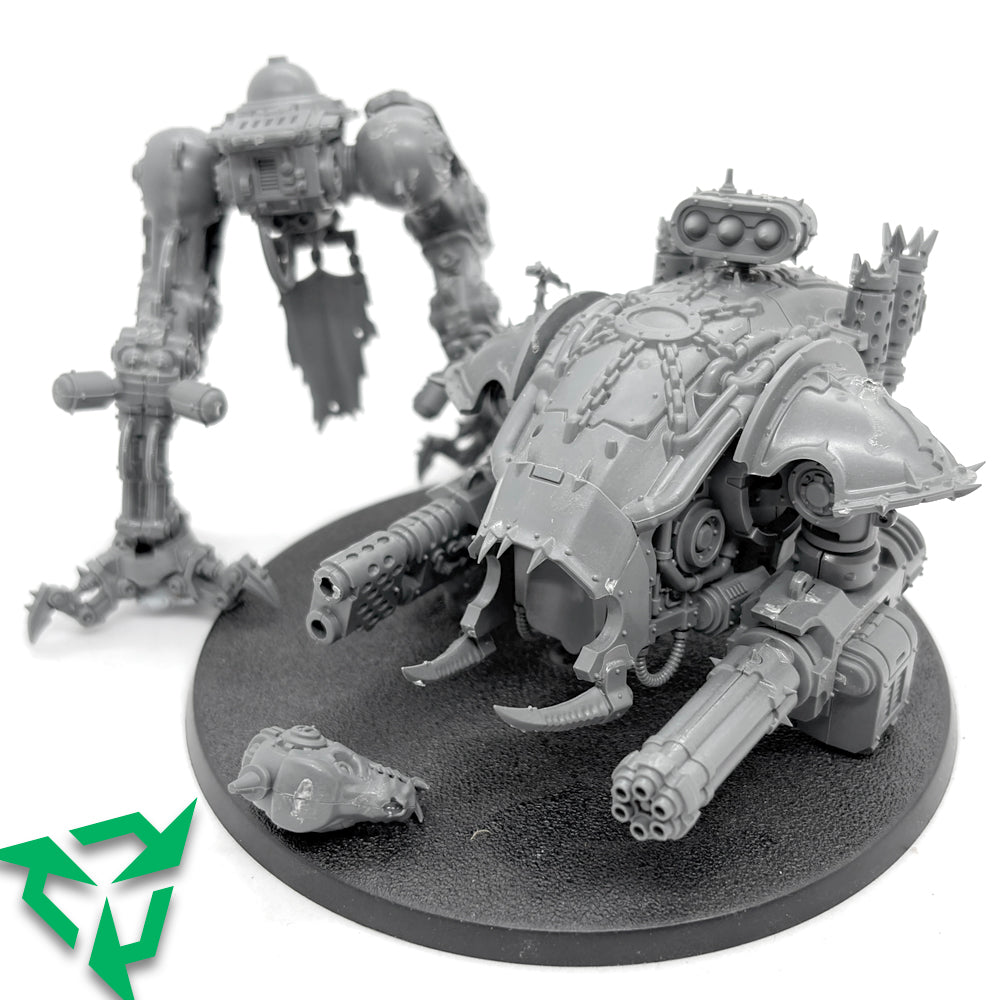 Part-Assembled Chaos Knight War Dog Brigand Front